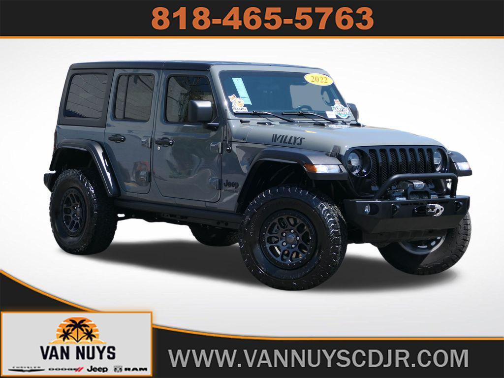 used 2022 Jeep Wrangler Unlimited car, priced at $35,000