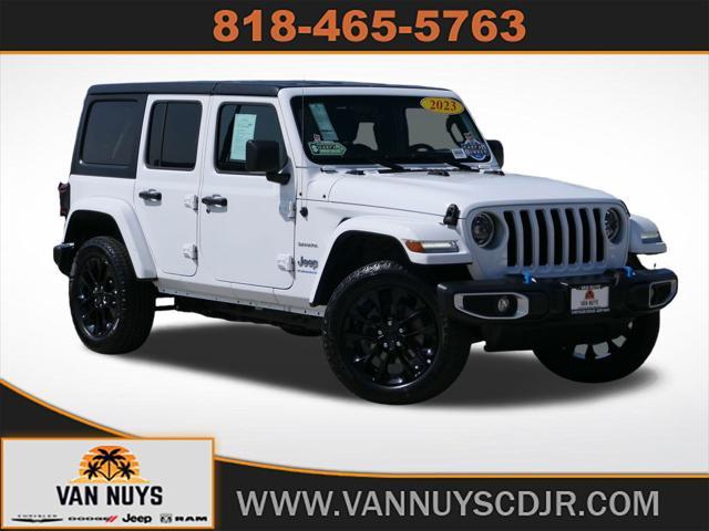 used 2023 Jeep Wrangler 4xe car, priced at $30,000