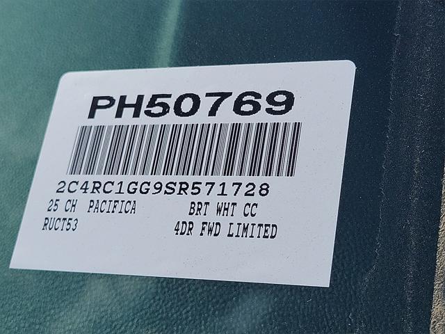 new 2025 Chrysler Pacifica car, priced at $47,760