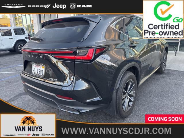 used 2024 Lexus NX 250 car, priced at $39,500