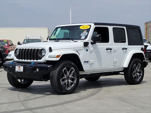 used 2024 Jeep Wrangler 4xe car, priced at $35,500