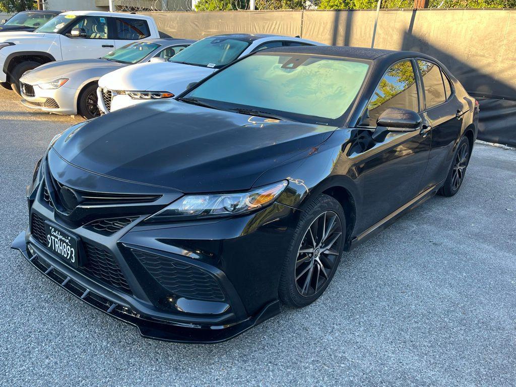 used 2021 Toyota Camry car, priced at $18,500