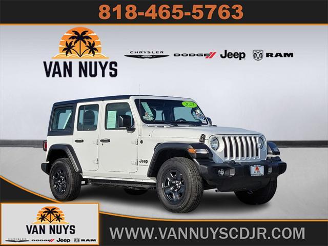 used 2023 Jeep Wrangler car, priced at $32,500