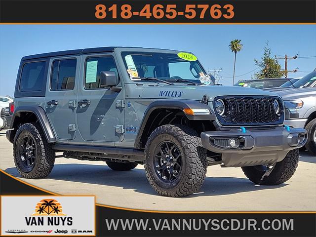 used 2024 Jeep Wrangler 4xe car, priced at $48,500