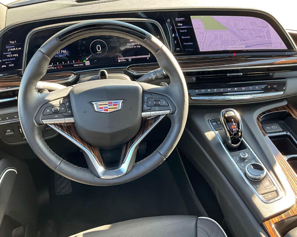used 2023 Cadillac Escalade car, priced at $68,922