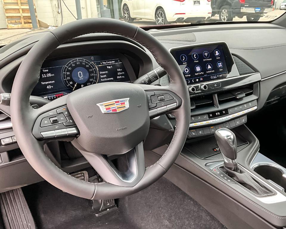 new 2025 Cadillac CT4 car, priced at $47,164