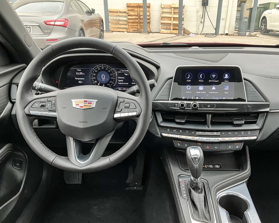 new 2025 Cadillac CT4 car, priced at $47,164