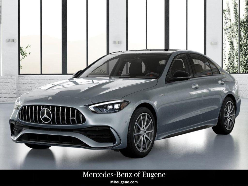 new 2025 Mercedes-Benz AMG C 43 car, priced at $67,770