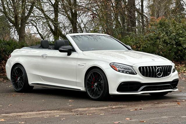 used 2021 Mercedes-Benz AMG C 63 car, priced at $67,995