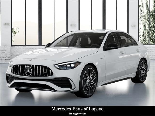 new 2025 Mercedes-Benz AMG C 43 car, priced at $70,235