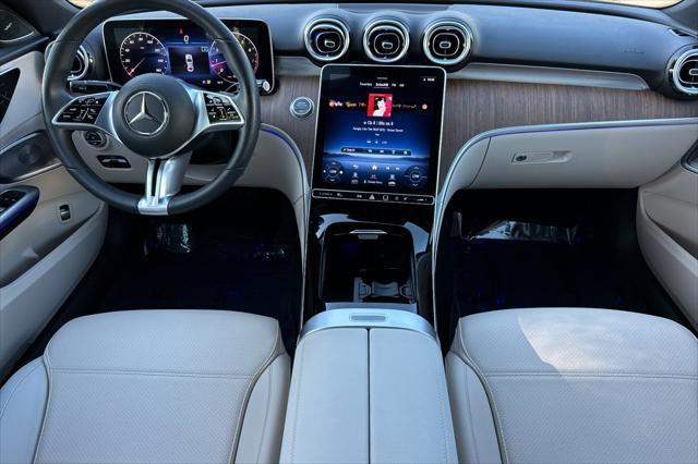 used 2022 Mercedes-Benz C-Class car, priced at $34,995