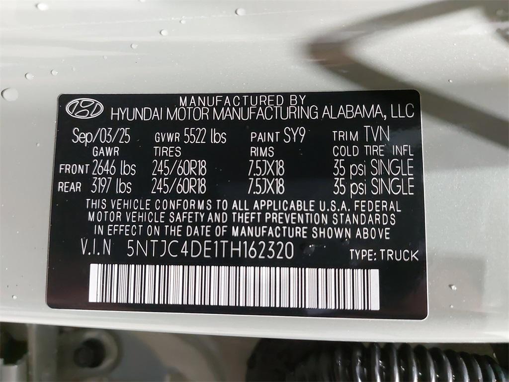 new 2026 Hyundai SANTA CRUZ car, priced at $35,262