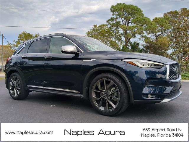 used 2021 INFINITI QX50 car, priced at $33,680