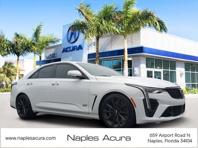 used 2024 Cadillac CT4-V car, priced at $64,896