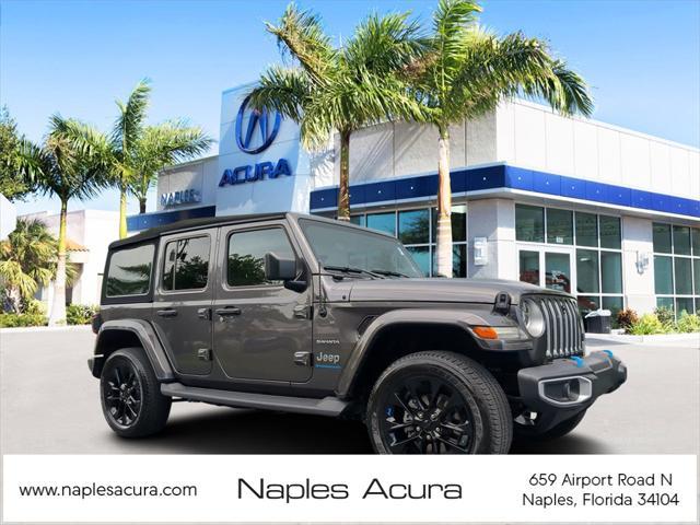 used 2023 Jeep Wrangler 4xe car, priced at $39,896