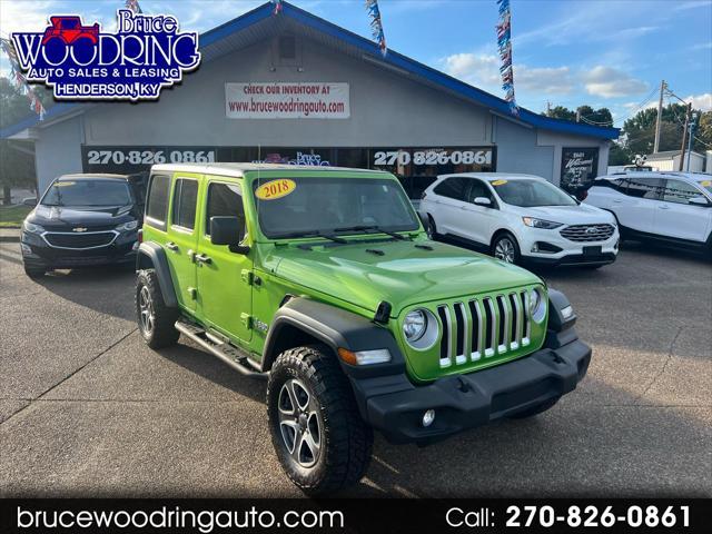 used 2018 Jeep Wrangler Unlimited car, priced at $26,900