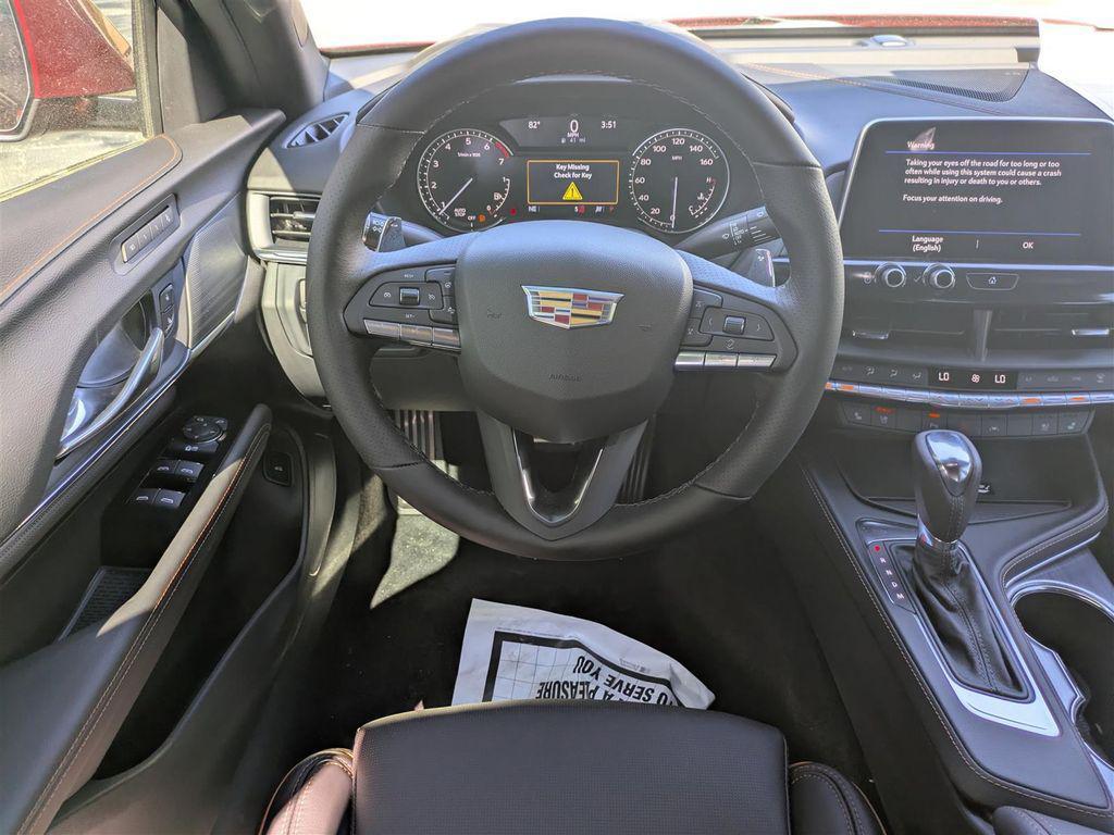 new 2025 Cadillac CT4 car, priced at $46,415