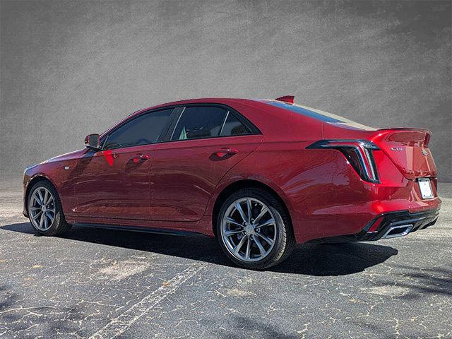 new 2025 Cadillac CT4 car, priced at $46,415