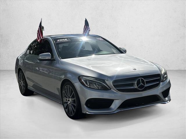 used 2015 Mercedes-Benz C-Class car, priced at $13,695