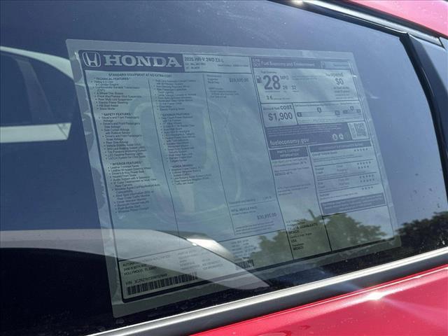 new 2025 Honda HR-V car, priced at $30,895