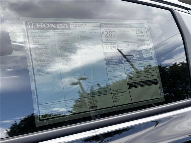 new 2026 Honda HR-V car, priced at $27,595