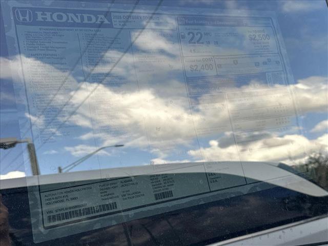 new 2025 Honda Odyssey car, priced at $48,815
