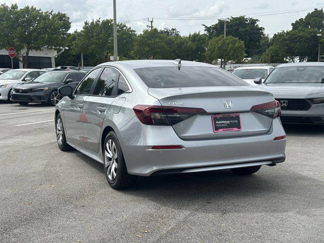 new 2025 Honda Civic car, priced at $25,345