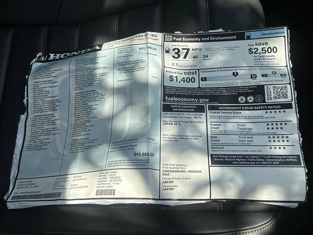 new 2025 Honda CR-V Hybrid car, priced at $42,950