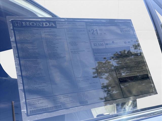 new 2025 Honda Pilot car, priced at $50,460