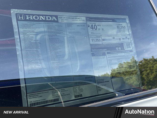 new 2026 Honda CR-V Hybrid car, priced at $40,029