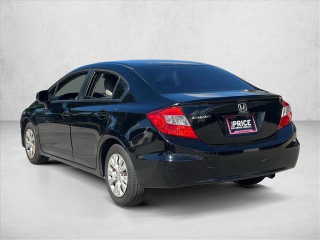 used 2012 Honda Civic car, priced at $6,395
