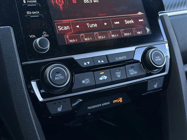 used 2020 Honda Civic Si car, priced at $18,498