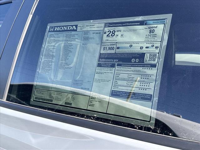 new 2025 Honda HR-V car, priced at $29,350
