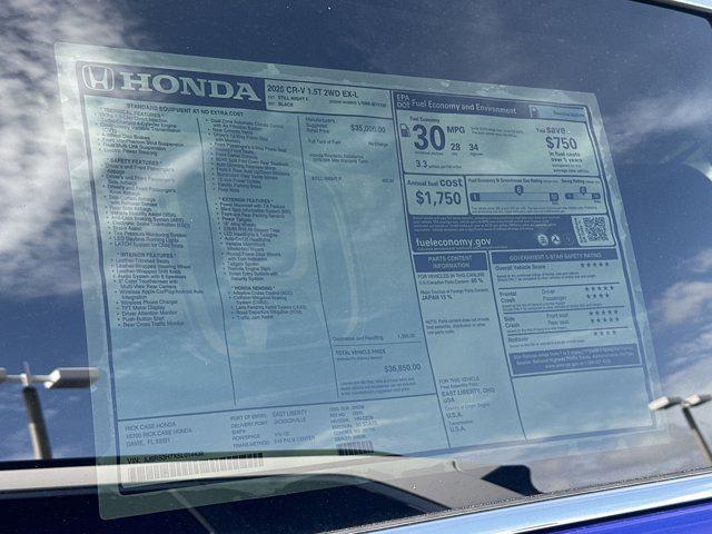 new 2025 Honda CR-V car, priced at $35,489