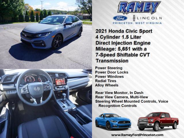 used 2021 Honda Civic car, priced at $24,990