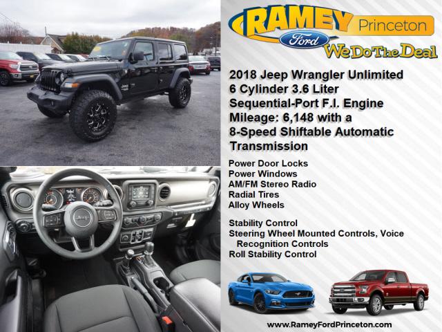 used 2018 Jeep Wrangler Unlimited car, priced at $29,990