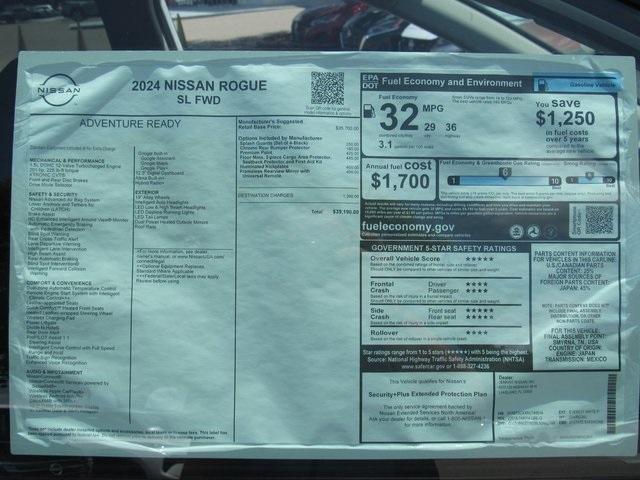 new 2024 Nissan Rogue car, priced at $33,758