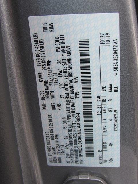 used 2022 Ford Escape car, priced at $17,273