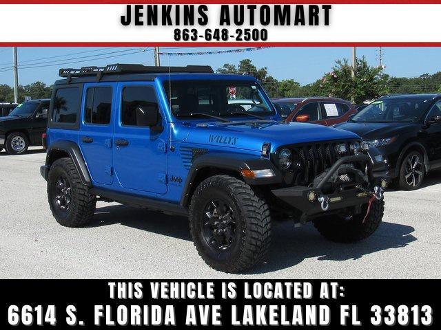used 2021 Jeep Wrangler Unlimited car, priced at $27,999