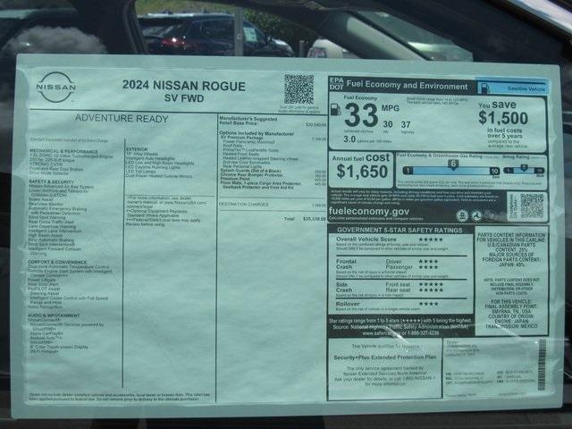 new 2024 Nissan Rogue car, priced at $30,377
