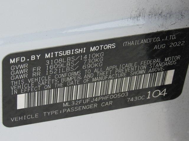 used 2023 Mitsubishi Mirage G4 car, priced at $12,976