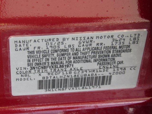 new 2025 Nissan Versa car, priced at $21,630