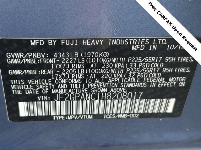 used 2017 Subaru Crosstrek car, priced at $15,864