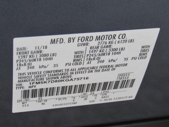 used 2019 Ford Explorer car, priced at $16,417