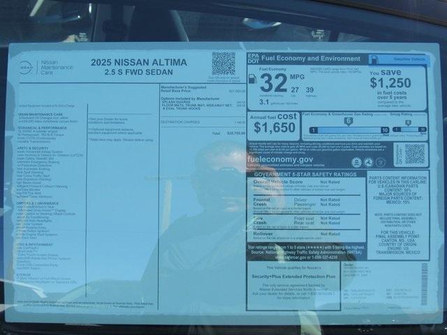 new 2025 Nissan Altima car, priced at $26,208