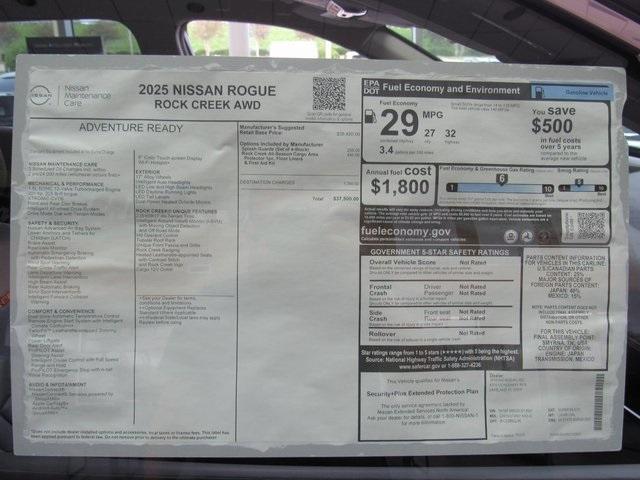 new 2025 Nissan Rogue car, priced at $36,002