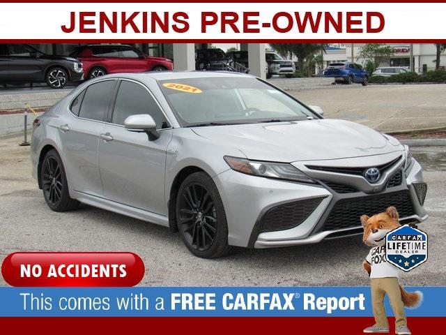 used 2021 Toyota Camry Hybrid car, priced at $24,791