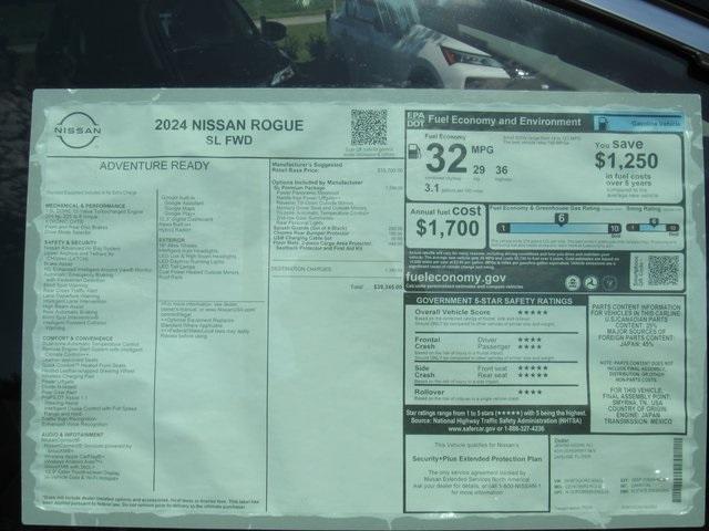 new 2024 Nissan Rogue car, priced at $33,902