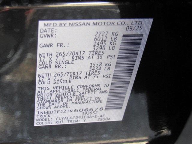 new 2026 Nissan Frontier car, priced at $41,093