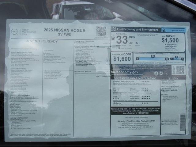 new 2025 Nissan Rogue car, priced at $29,808